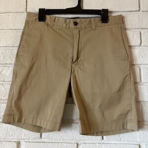J. Crew Stretch Men's 32" Khaki Chino Cotton Shorts Classic Golf Travel Preppy